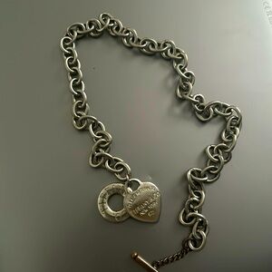 Tiffany & Co. Heart Tag Toggle Necklace